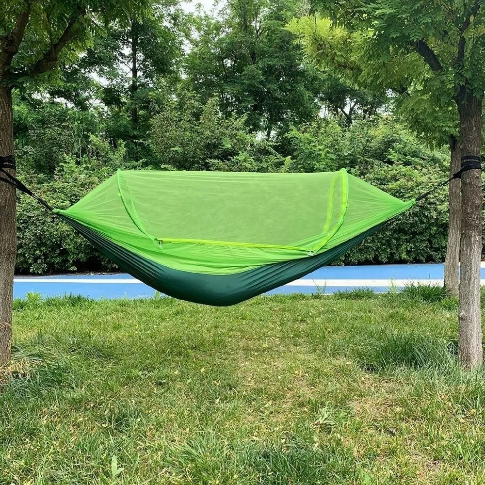 Anti-Mosquito Mosquito Net Hammock Breathable Ultra-Light Portable Hammock Nylon Anti-Rollover Outdoor Hammock Hiking
Anti-Mosquito Mosquito Net Hammock Breathable Ultra-Light Portable Hammock Nylon Anti-Rollover Outdoor Hammock Hiking
