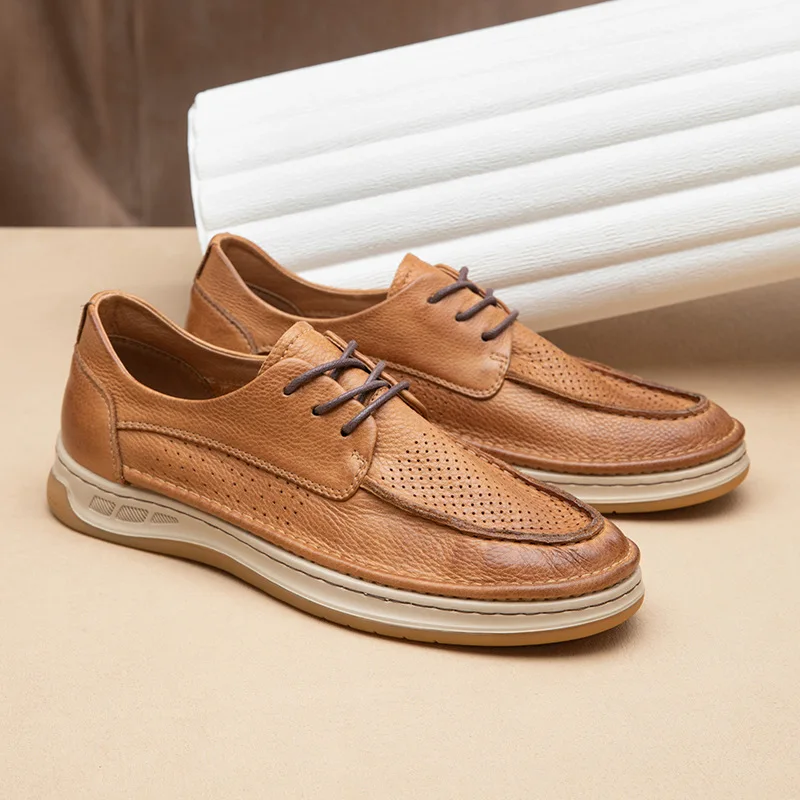 All Match Cowhide Genuine Leather Mens Business Shoes Spring Autumn Summer Men Casual Shoes Fashion Luxury Shoes British Retro
All Match Cowhide Genuine Leather Mens Business Shoes Spring Autumn Summer Men Casual Shoes Fashion Luxury Shoes British Retro