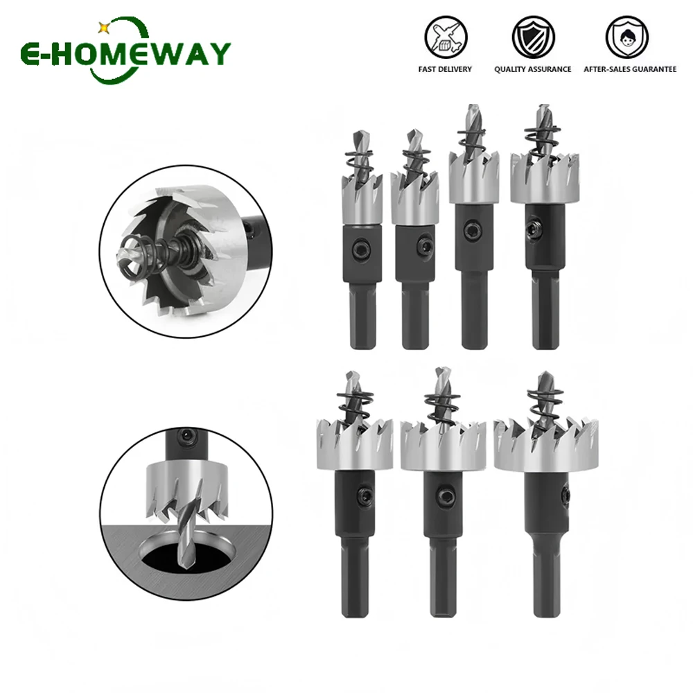 16mm 18.5mm 20mm 25mm 30mm Carbide Tip HSS Drill Bit Hole Saw Set Stainless Steel Metal Alloy for Woodworking Tools Cutter Tool
16mm 18.5mm 20mm 25mm 30mm Carbide Tip HSS Drill Bit Hole Saw Set Stainless Steel Metal Alloy for Woodworking Tools Cutter Tool