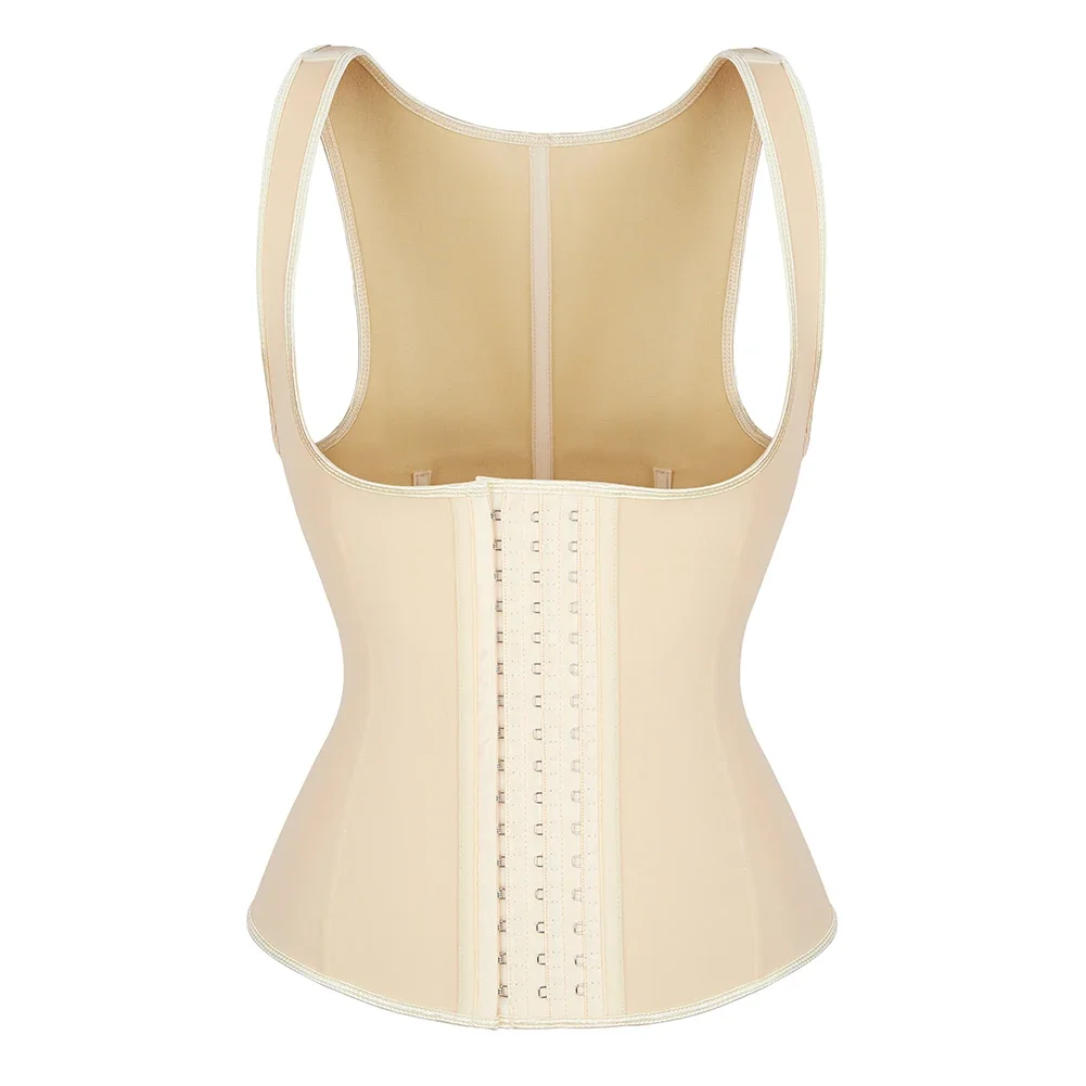 Shoulder Straps Latex Girdle Vest 9 Steel Bones Waist Trainer Cincher Shaper Fajas Shapewear
Shoulder Straps Latex Girdle Vest 9 Steel Bones Waist Trainer Cincher Shaper Fajas Shapewear