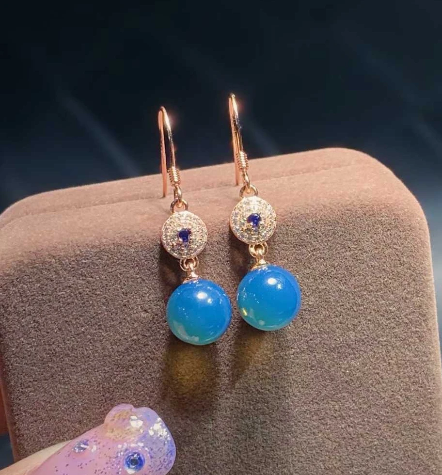 Sterling Silver Earrings with Mexican Blue Amber, Rose Gold Diamond and Sapphire Double Drop, Elegant Daily Jewelry
Sterling Silver Earrings with Mexican Blue Amber, Rose Gold Diamond and Sapphire Double Drop, Elegant Daily Jewelry