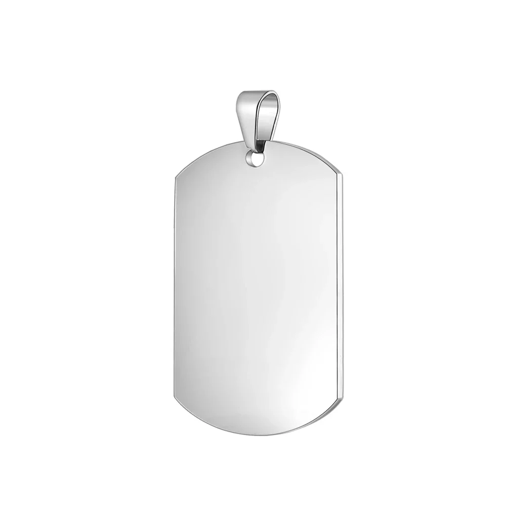 50pcs Blank Stainless Steel Military Dog Tags for Stamping Engraving
50pcs Blank Stainless Steel Military Dog Tags for Stamping Engraving