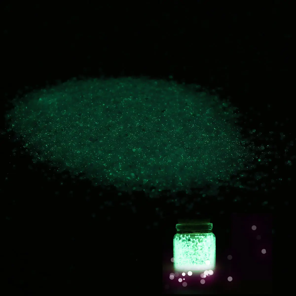 Набор из 2 упаковок по 20 г: светящийся в темноте песок-порошок, высококачественные люминесцентные частицы для декоративного искусства, для использования на улице и в помещении, алюминат стронция
Набор из 2 упаковок по 20 г: светящийся в темноте песок-порошок, высококачественные люминесцентные частицы для декоративного искусства, для использования на улице и в помещении, алюминат стронция