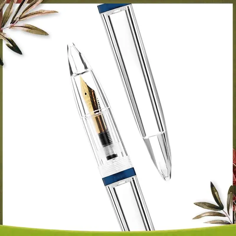 New-2Pcs 0.5Mm Nib Fountain Pen With Eyedropper High Capacity Transparent Pens Office School Supplies For Student Writing Gifts
New-2Pcs 0.5Mm Nib Fountain Pen With Eyedropper High Capacity Transparent Pens Office School Supplies For Student Writing Gifts