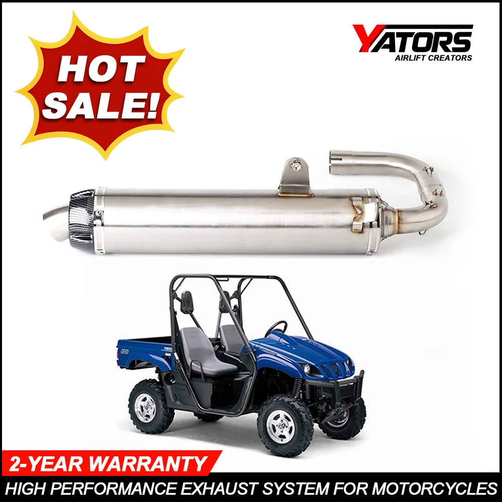 For Yamaha Rhino 660 2004 2005 2006 2007 YXR 660 YXR660 FA, FH, FSE Escape Slip-on ATV Motorcycle Exhaust Muffler With Link Pipe
For Yamaha Rhino 660 2004 2005 2006 2007 YXR 660 YXR660 FA, FH, FSE Escape Slip-on ATV Motorcycle Exhaust Muffler With Link Pipe