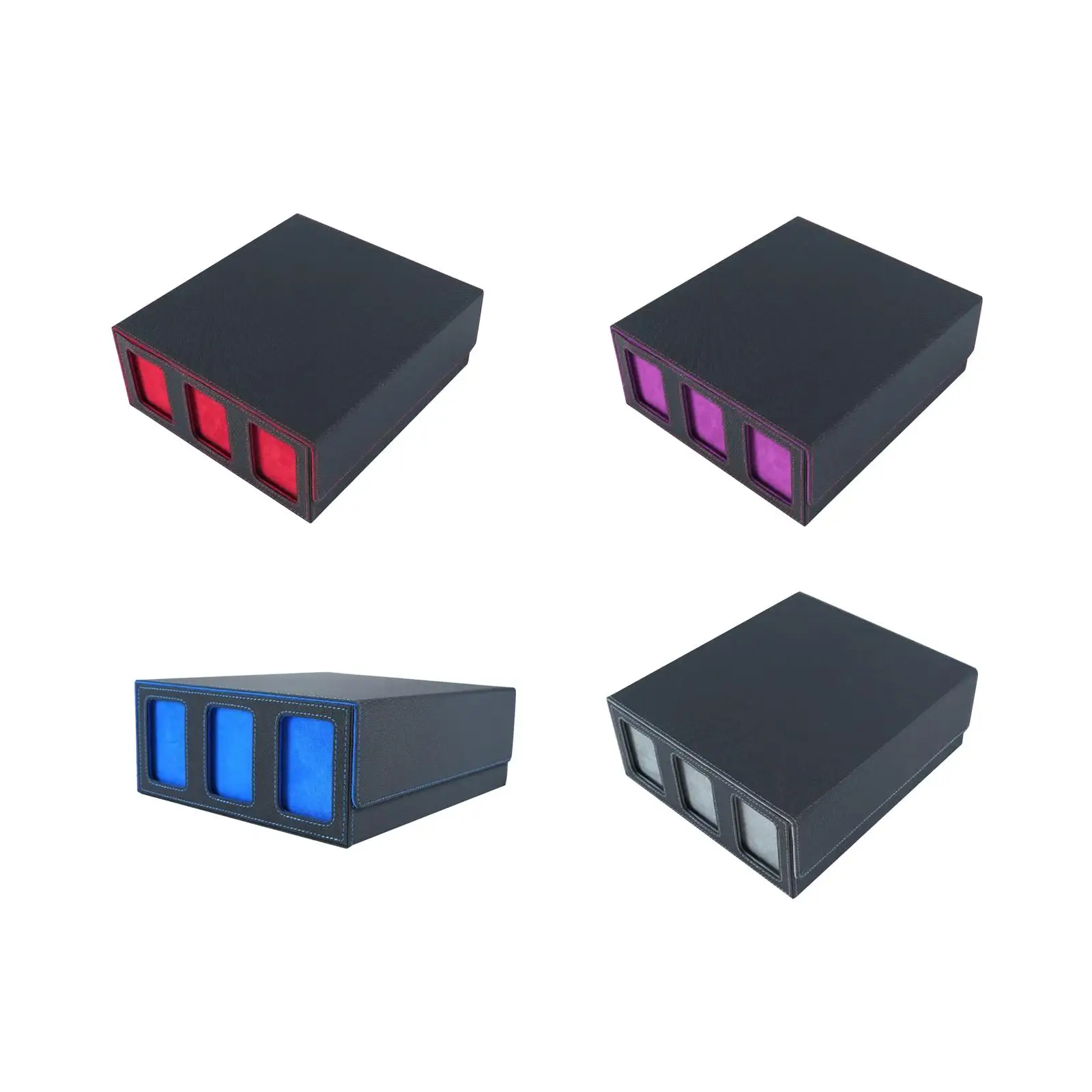 Card Deck Box Container PU Leather Standard Display Premium Collectible Multifunctional with Magnetics Closure Sports Cards Case
Card Deck Box Container PU Leather Standard Display Premium Collectible Multifunctional with Magnetics Closure Sports Cards Case