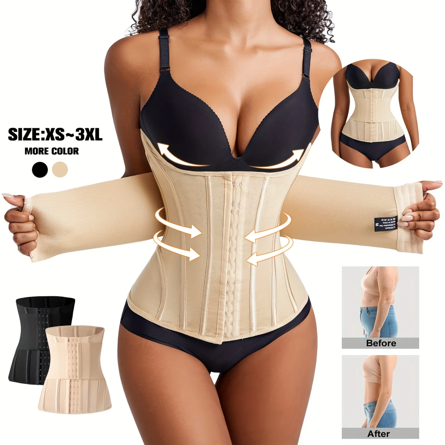 Breathable Waist Trainer Trimmer Belt for Women - Tummy Control Compression Wrap Cincher
Breathable Waist Trainer Trimmer Belt for Women - Tummy Control Compression Wrap Cincher