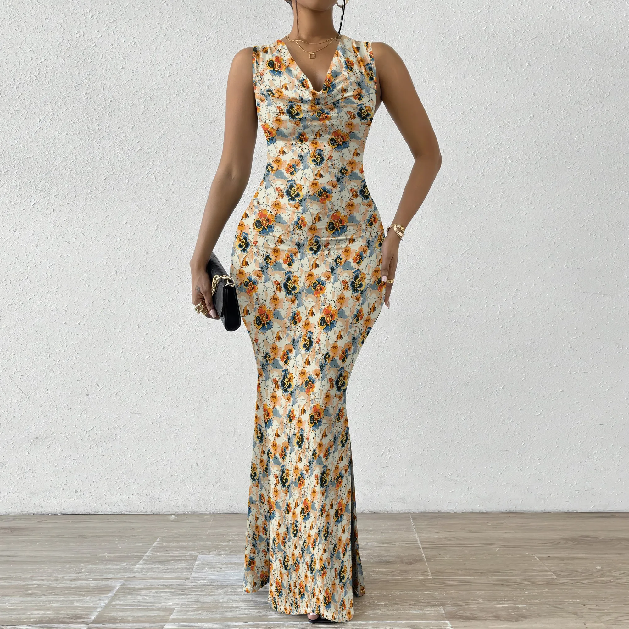 Vintage Floral Print V-Neck Maxi Dress for Women 2025 New Arrival Spring Garden Brunch Dress XS-2XL
Vintage Floral Print V-Neck Maxi Dress for Women 2025 New Arrival Spring Garden Brunch Dress XS-2XL