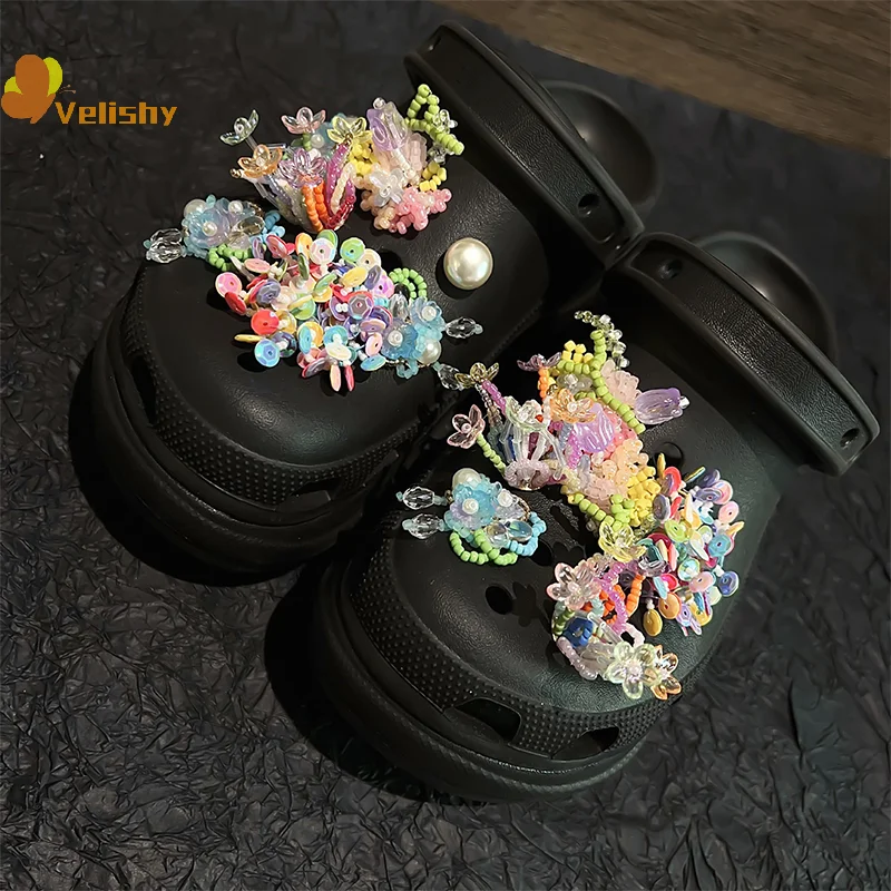 1Pc Beaded Tassels Shoes Charms Removable Colorful Flower Shoes Accessories For Girls Summer Shoes Shoe Buckle DIY Gift
1Pc Beaded Tassels Shoes Charms Removable Colorful Flower Shoes Accessories For Girls Summer Shoes Shoe Buckle DIY Gift