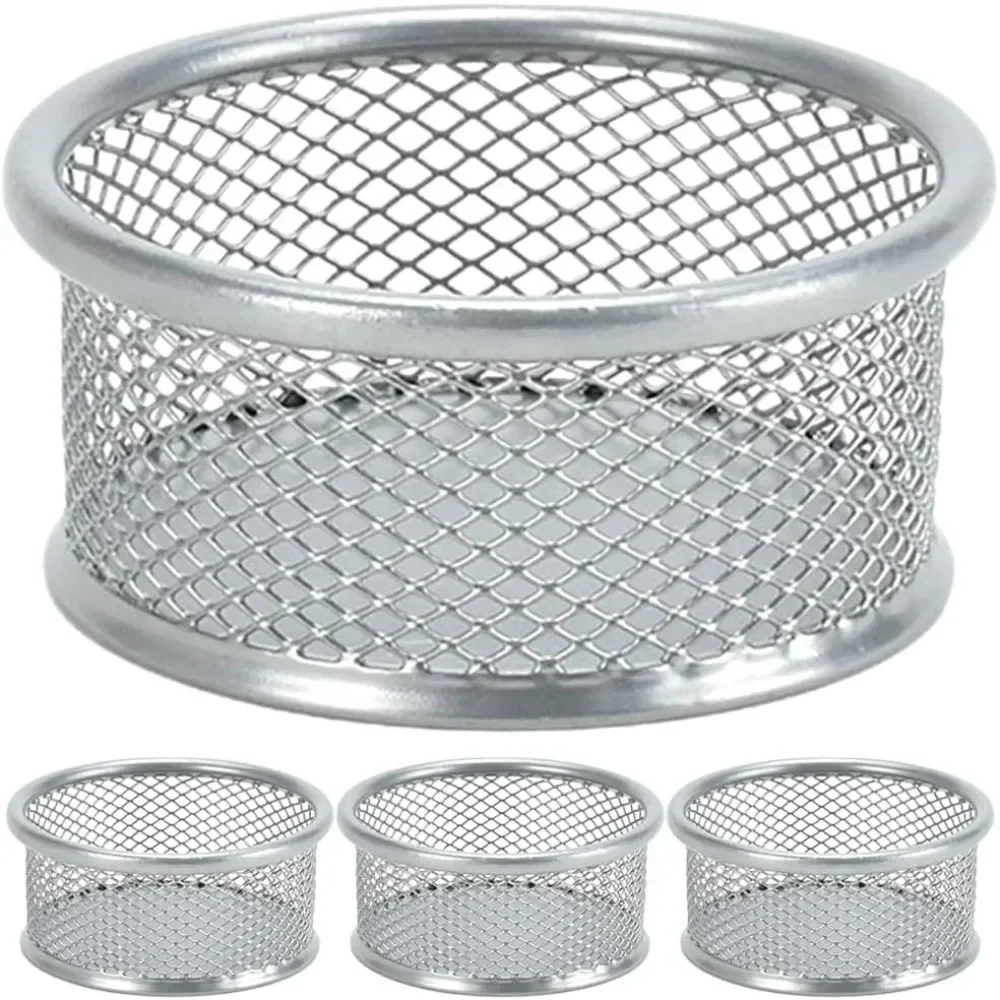4 desk paper clip holders, wire mesh desk organizer, silver-iron paper clip dispenser
4 desk paper clip holders, wire mesh desk organizer, silver-iron paper clip dispenser