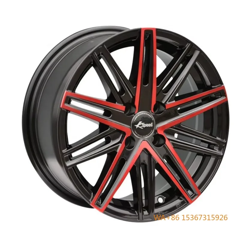 15x6.5 Alloy Rims 4-Hole Black/Red Custom Factory Wholesale Car Rims
15x6.5 Alloy Rims 4-Hole Black/Red Custom Factory Wholesale Car Rims