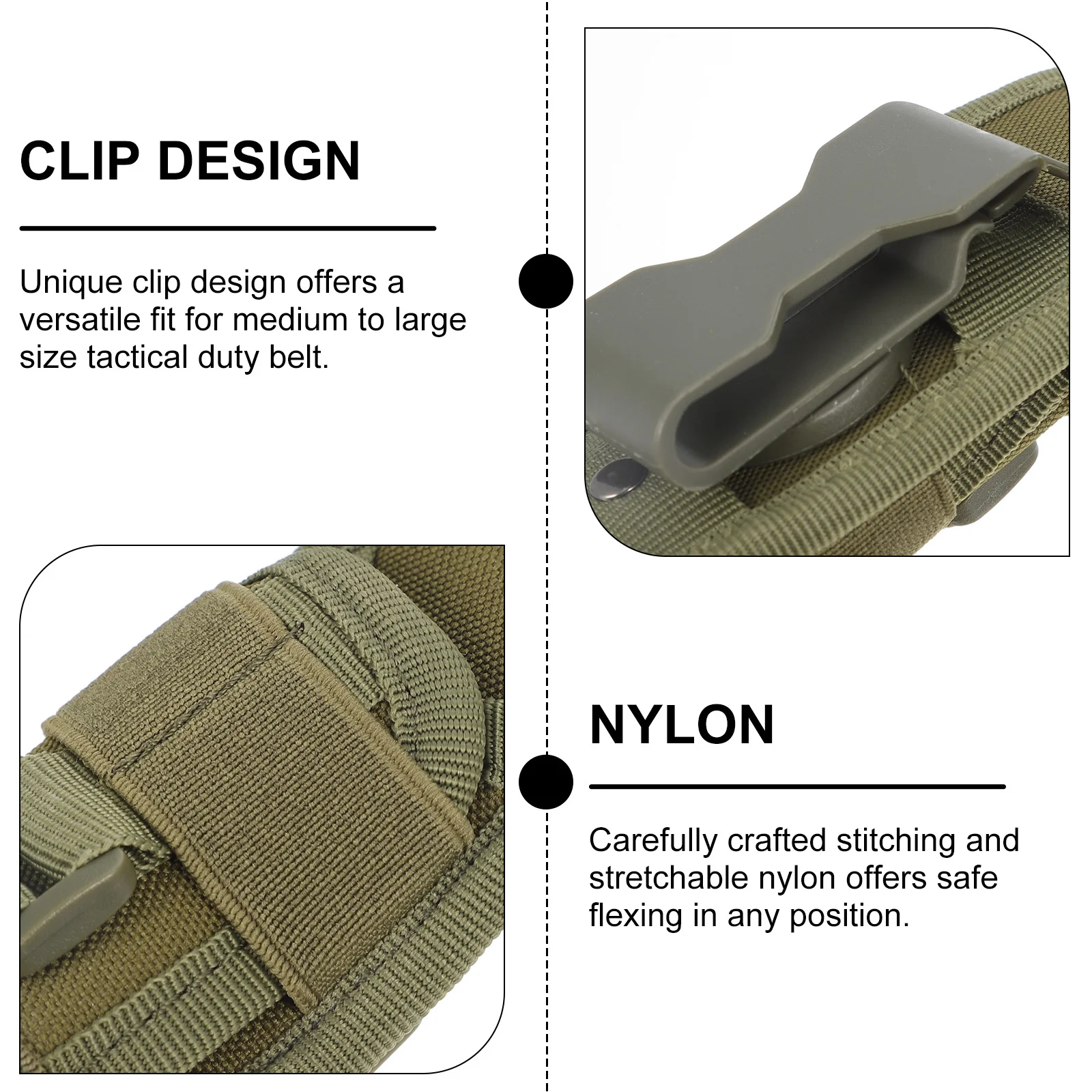 1Pcs Duty Belt Pouch for Flashlight Multi Purpose Rotatable Holder Secure Clip Compatible with Medium Large Torch Outdoor Use
1Pcs Duty Belt Pouch for Flashlight Multi Purpose Rotatable Holder Secure Clip Compatible with Medium Large Torch Outdoor Use