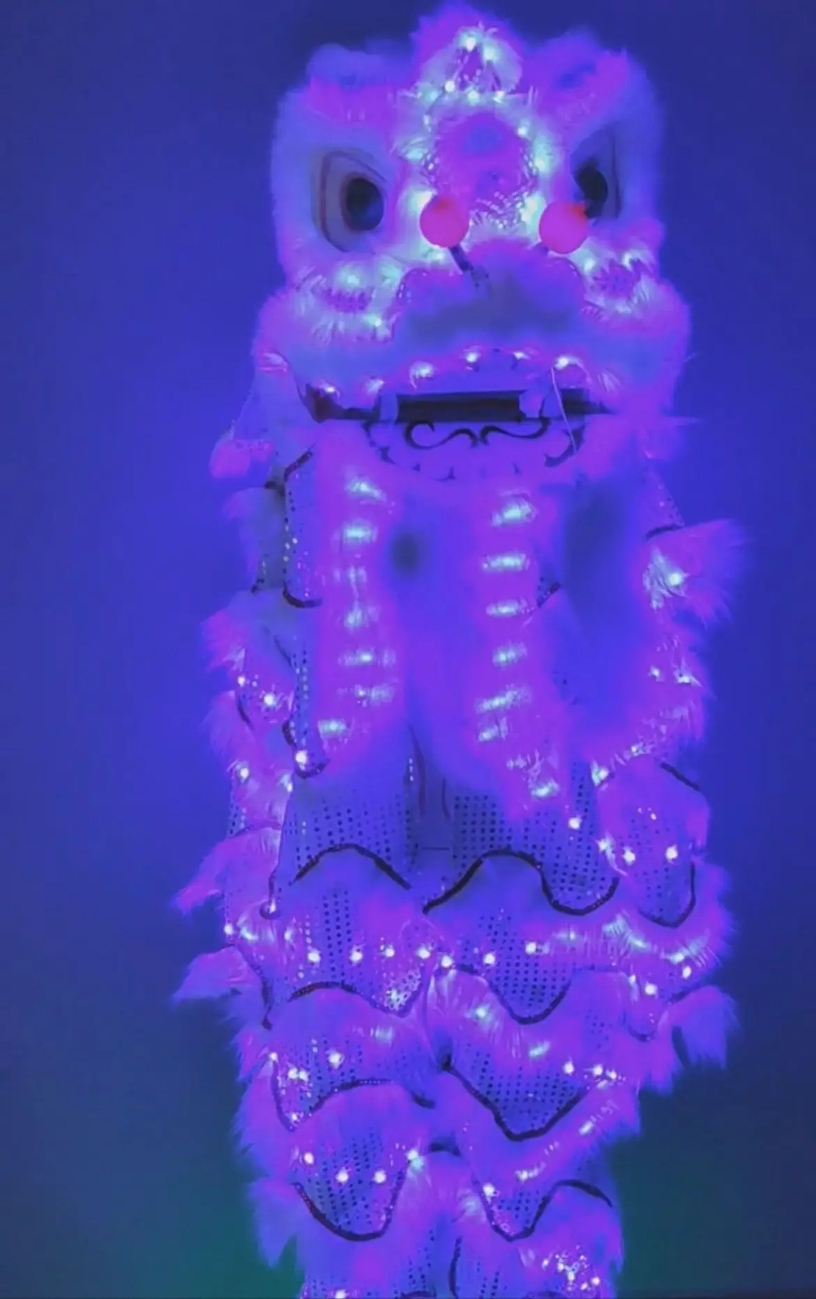 Luxury Event dance performance Festival Outfit LED Lion Dance Costume One Person Led costume Party
Luxury Event dance performance Festival Outfit LED Lion Dance Costume One Person Led costume Party