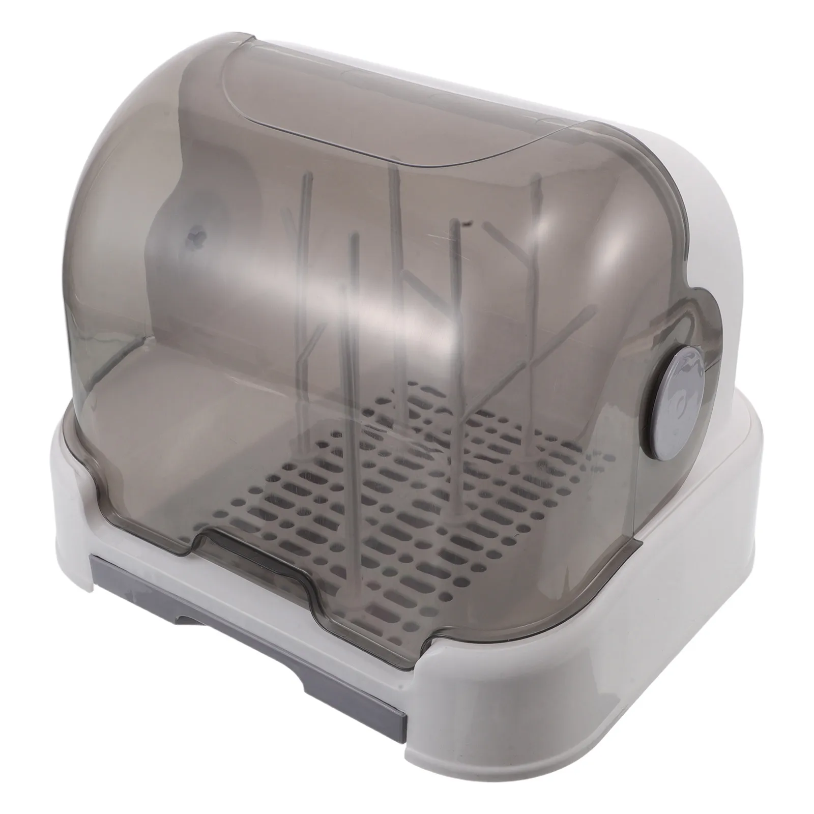 Baby Bottles Drying Rack Storage Organizer Dustproof Lid Compact Plastic Bottle Rack for Countertop Nursery Hygiene Space Saving
Baby Bottles Drying Rack Storage Organizer Dustproof Lid Compact Plastic Bottle Rack for Countertop Nursery Hygiene Space Saving