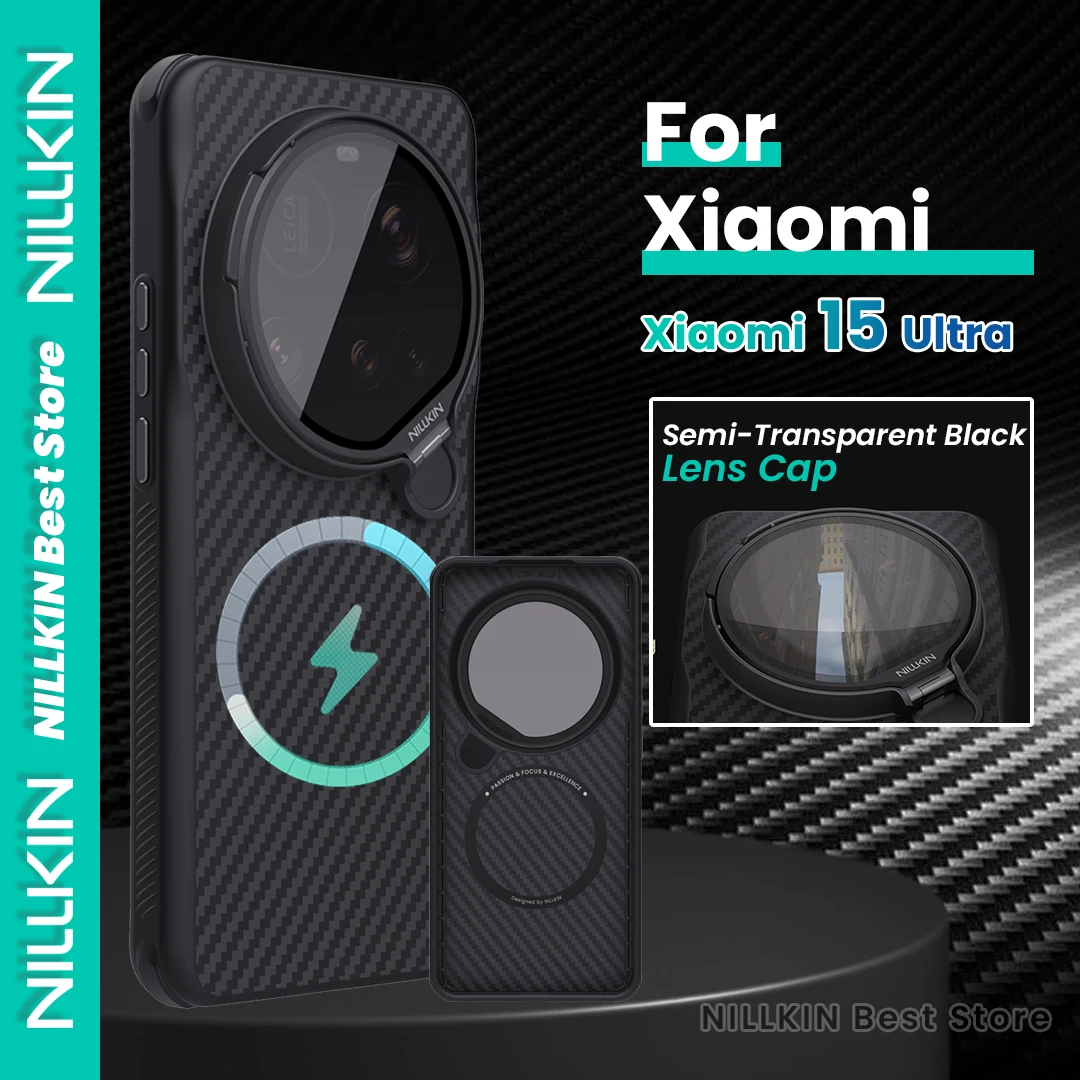 Kevlar 1500D Magnetic Nillkin For Xiaomi 15 Ultra Phone Case Aramid Fiber Magsafe Translucent Black Lens Cover Stand 360 Cover
Kevlar 1500D Magnetic Nillkin For Xiaomi 15 Ultra Phone Case Aramid Fiber Magsafe Translucent Black Lens Cover Stand 360 Cover