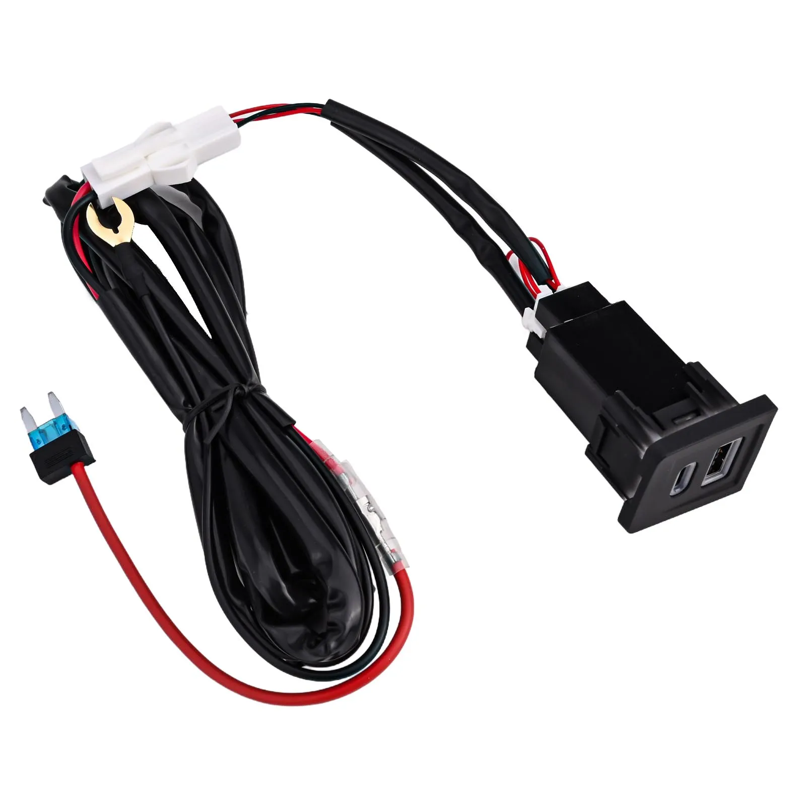 Fast Car Charger DC12V-24V Car Charger In-car Charging Heat Resistant High-quality ABS PVC Sturdy Construction
Fast Car Charger DC12V-24V Car Charger In-car Charging Heat Resistant High-quality ABS PVC Sturdy Construction