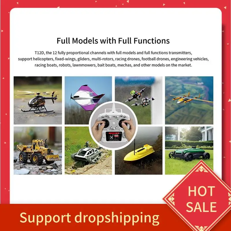 B44C For Radiolink T12D 12CH RC Transmitter+R12F Receiver 2.4Ghz Remote Controller For FPV Drone Fixed Wing Airplane Car L
B44C For Radiolink T12D 12CH RC Transmitter+R12F Receiver 2.4Ghz Remote Controller For FPV Drone Fixed Wing Airplane Car L