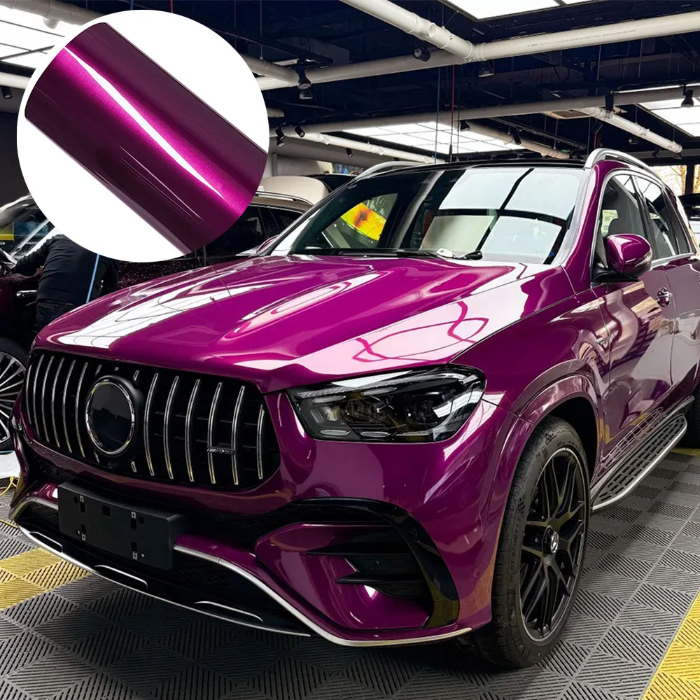 Jam Purple Car Body Vinyl Wrap Film PVC Self-Adhesive Color Changing Foil for Auto Motorcycle Hood PET Decals Accessories Kit
Jam Purple Car Body Vinyl Wrap Film PVC Self-Adhesive Color Changing Foil for Auto Motorcycle Hood PET Decals Accessories Kit