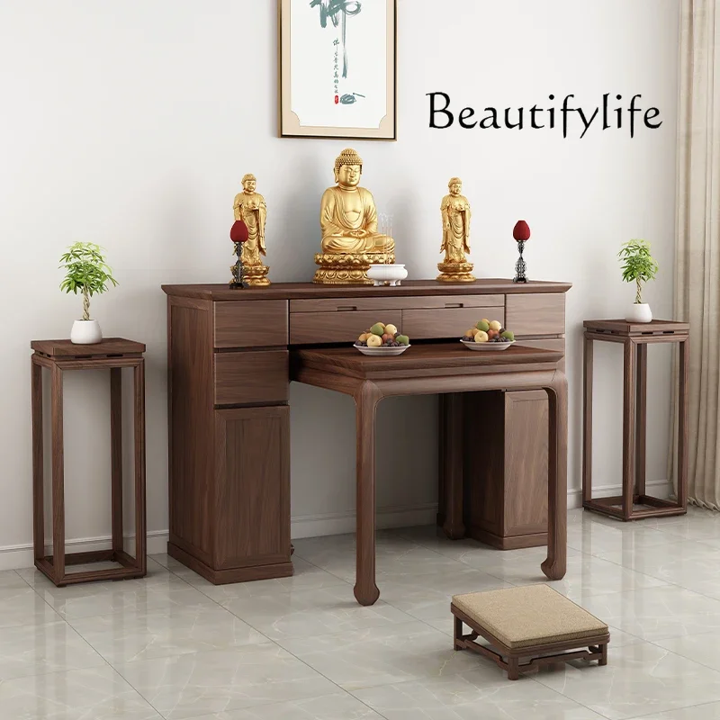 D29 Black Walnut New Table Incense Table Household Buddhist Hall Gongtai Buddhist Platform Living Room Incense Table Shentai
D29 Black Walnut New Table Incense Table Household Buddhist Hall Gongtai Buddhist Platform Living Room Incense Table Shentai