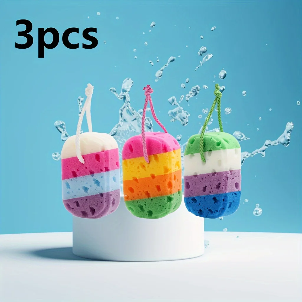 3Pcs Gradient Color Exfoliating Bath Sponges Natural Buckwheat Seaweed Material Super Water Absorption Soft Gentle Skin Cleansing Portable Practical Body Cleaning Tool Daily Bath Skin Care Accessories
3Pcs Gradient Color Exfoliating Bath Sponges Natural Buckwheat Seaweed Material Super Water Absorption Soft Gentle Skin Cleansing Portable Practical Body Cleaning Tool Daily Bath Skin Care Accessories