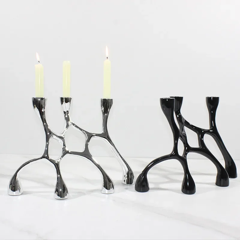 Home Decoration Candle Holder, Creative and Simple Geometric Three Headed Resin Candle Holder, Wedding Centerpiece for Tables
Home Decoration Candle Holder, Creative and Simple Geometric Three Headed Resin Candle Holder, Wedding Centerpiece for Tables