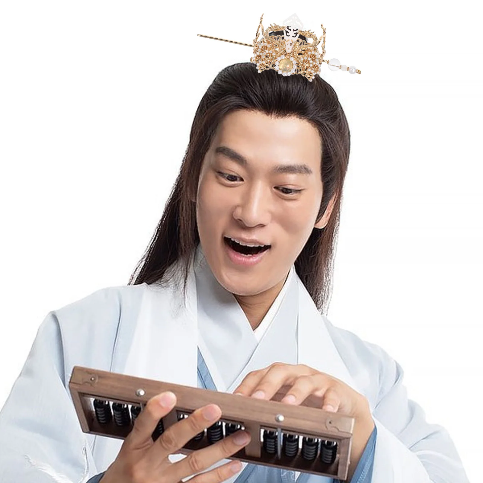 Vintage Chinese Headpiece Handcrafted Alloy Hair Stick Crown with Crane Detail for Hanfu Chignon Styling Retro Hair Accessories
Vintage Chinese Headpiece Handcrafted Alloy Hair Stick Crown with Crane Detail for Hanfu Chignon Styling Retro Hair Accessories