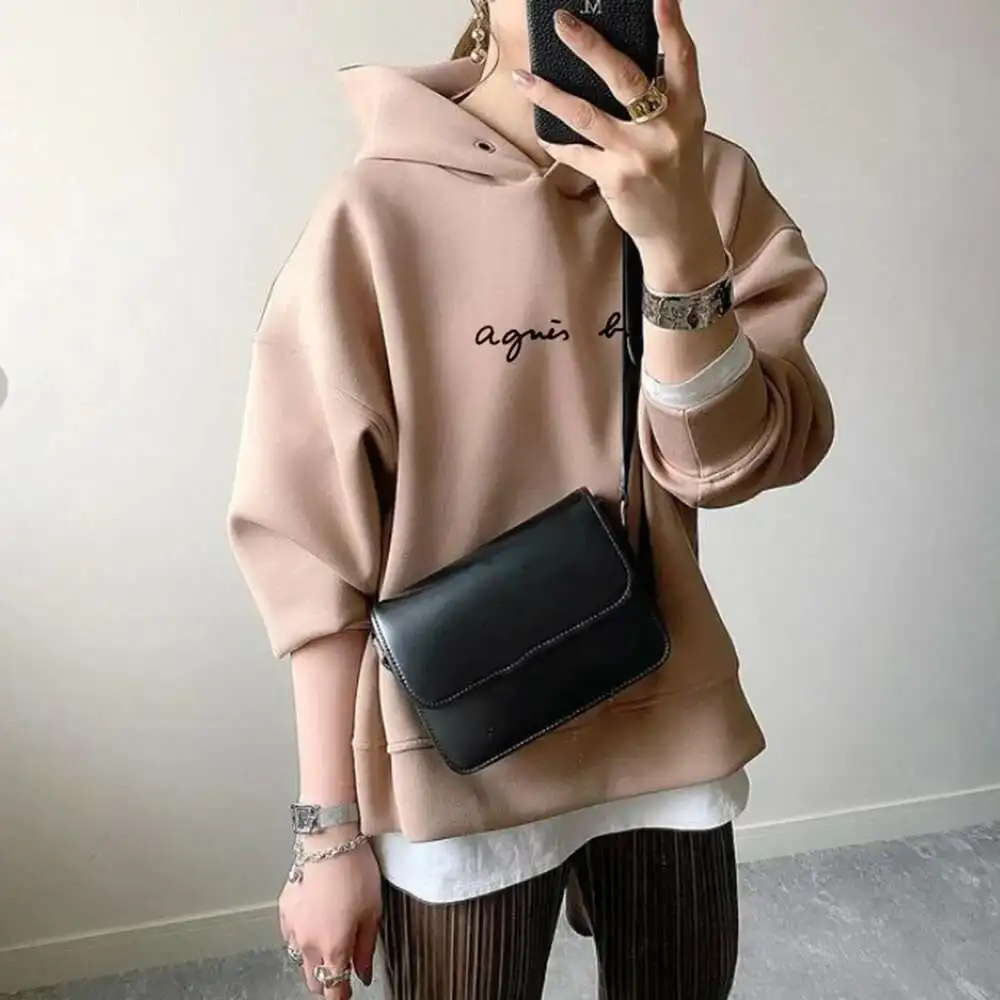Women's Sweatshirt Hooded Letter Print Loose Long Sleeve Pullover Korean Ladies Sport Style Hoodies Casual Tops Clearance Sale
Women's Sweatshirt Hooded Letter Print Loose Long Sleeve Pullover Korean Ladies Sport Style Hoodies Casual Tops Clearance Sale