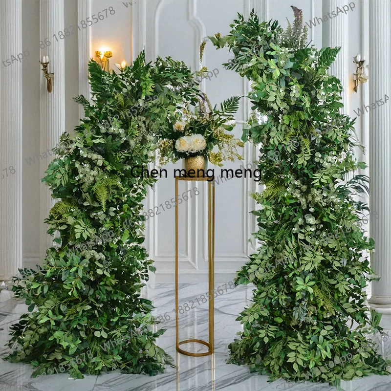 230CM Pure Green Plants Artificial Cow Horn Flower Arrangement Proposal Scene Arrangement Wedding Arch Background Decoration
230CM Pure Green Plants Artificial Cow Horn Flower Arrangement Proposal Scene Arrangement Wedding Arch Background Decoration
