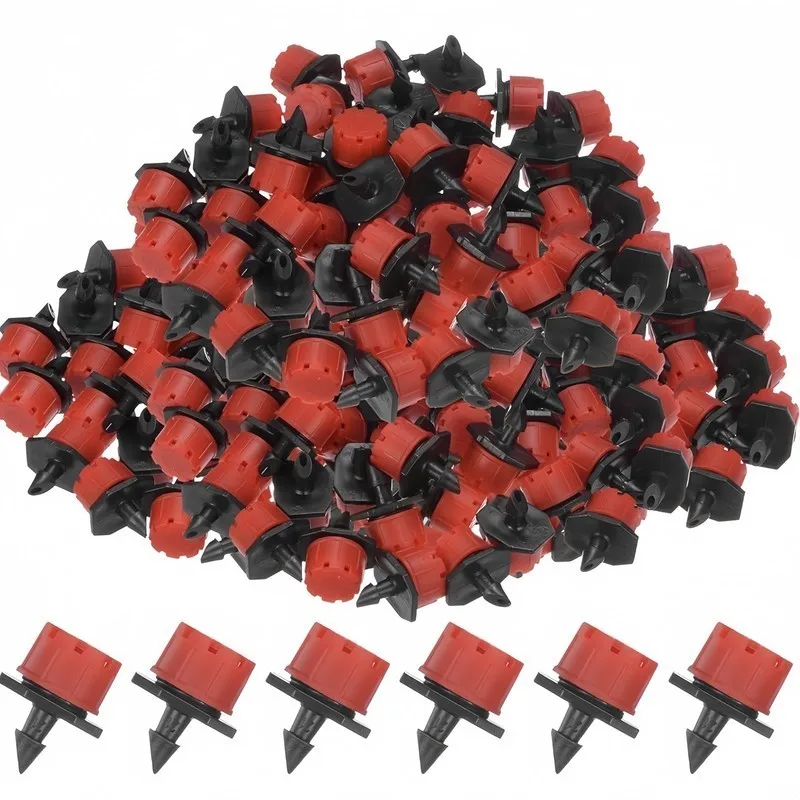 190Pcs 8-hole closable red cap sprinkler, precise drip, for orchard, flower irrigation part
190Pcs 8-hole closable red cap sprinkler, precise drip, for orchard, flower irrigation part