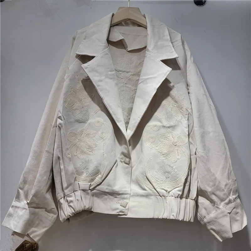 2026 European Spring and Autumn New Women's Denim Jacket Loose Casual Suit Collar Jacket Top
2026 European Spring and Autumn New Women's Denim Jacket Loose Casual Suit Collar Jacket Top