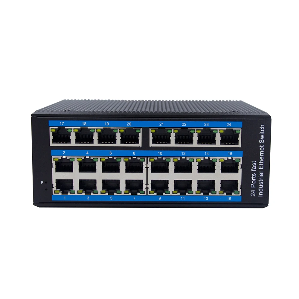 2025 hot sale 24 Ports 10/100Base-TX RJ45 Auto MDI/MD1X Input Power DC12~52V Ethernet Network Switch Hub for CCTV IP Router
2025 hot sale 24 Ports 10/100Base-TX RJ45 Auto MDI/MD1X Input Power DC12~52V Ethernet Network Switch Hub for CCTV IP Router