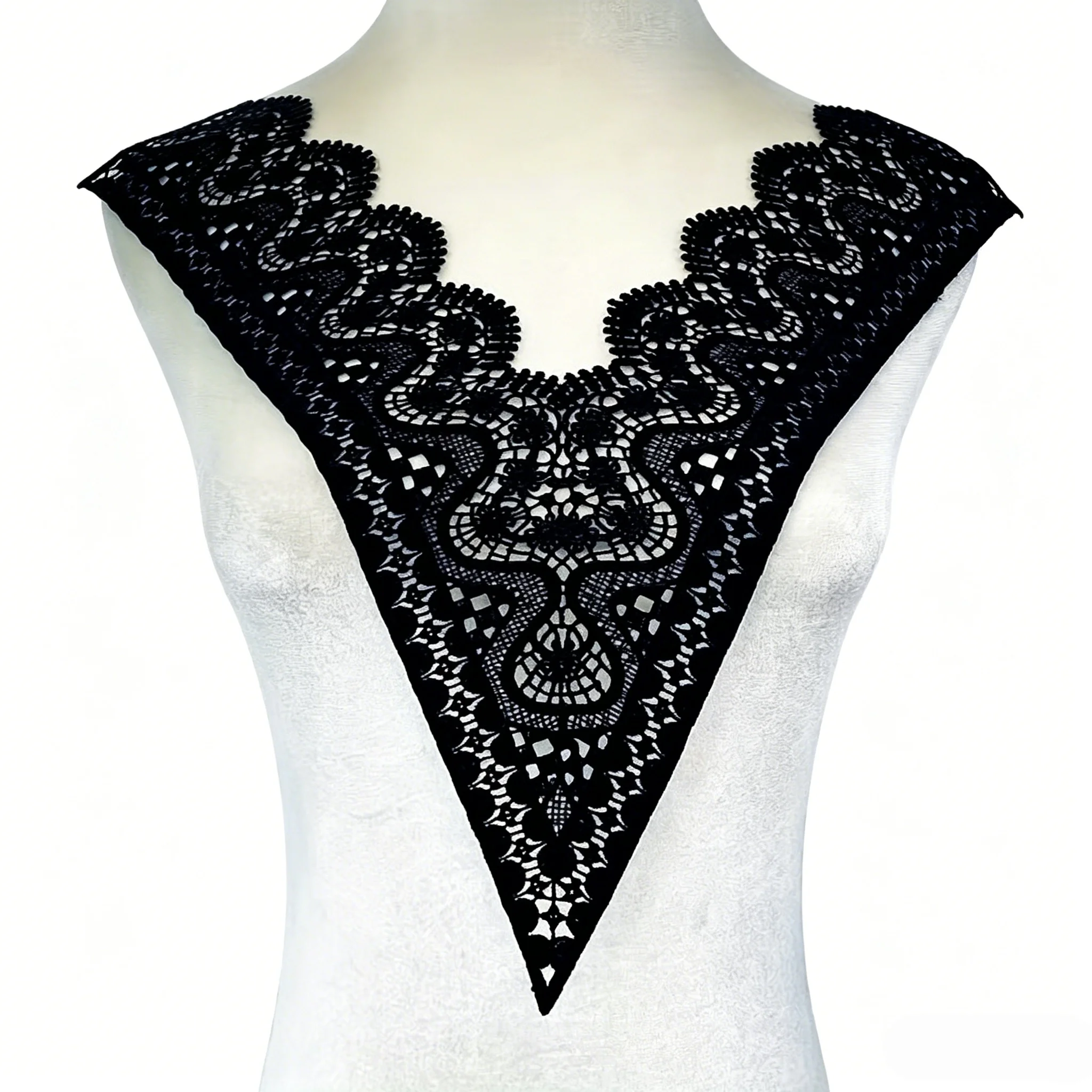 1PCS Dress Applique Lace Fabric Blouse Costume Decor Accessories DIY Neckline Collar Sewing Trims White Black
1PCS Dress Applique Lace Fabric Blouse Costume Decor Accessories DIY Neckline Collar Sewing Trims White Black
