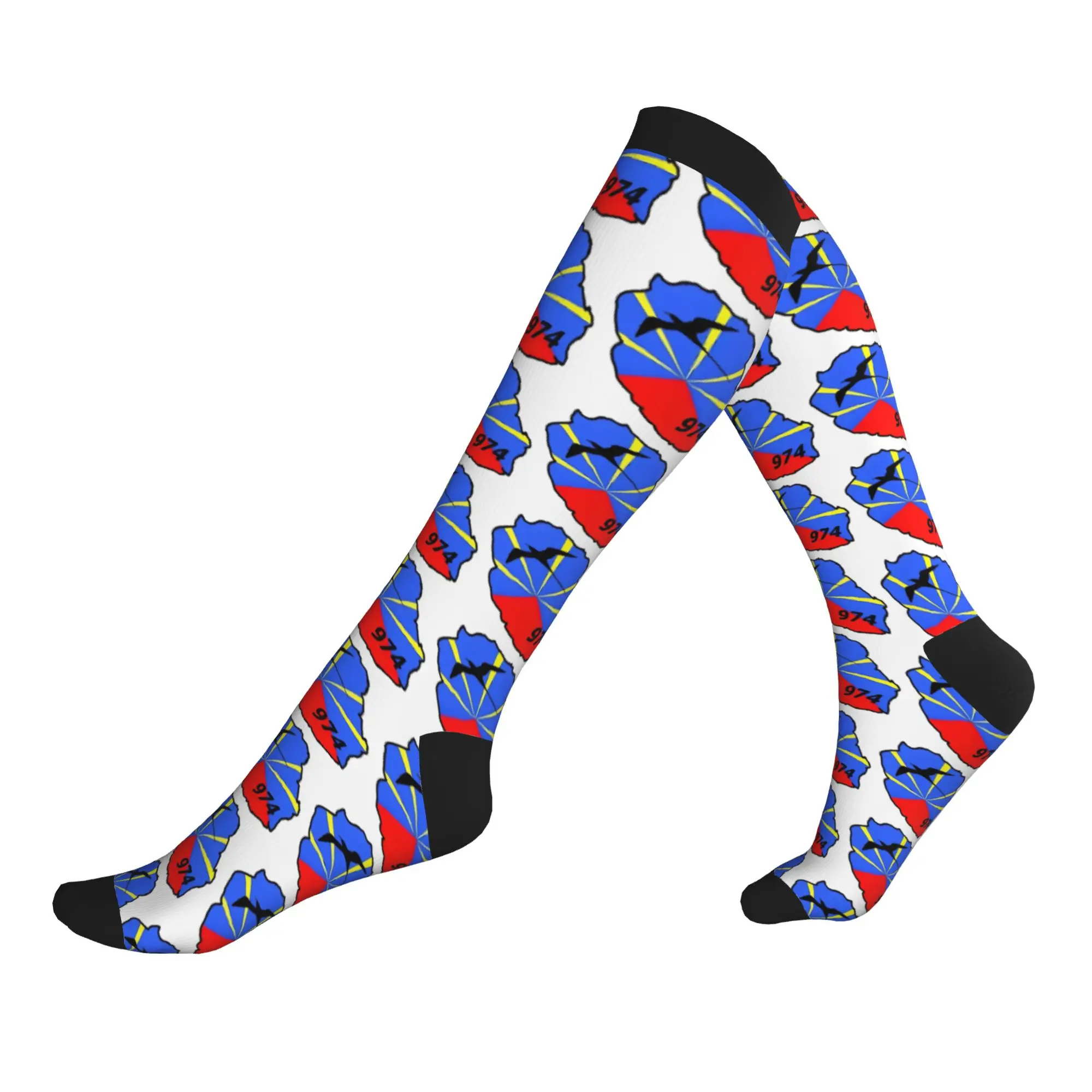 French Volcanic Reunion Island Flag 974 Men's Sports Compression Socks Unisex Novelty 3D Printed Dress Socks
French Volcanic Reunion Island Flag 974 Men's Sports Compression Socks Unisex Novelty 3D Printed Dress Socks