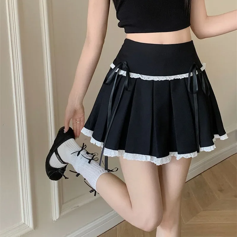 Women Skirt Pants Patchwork Pleated Skirt Lace A-line Dress Y2k Harajuku Sweet Vintage Girl Chic Sexy Casual Kawaii Skirt New
Women Skirt Pants Patchwork Pleated Skirt Lace A-line Dress Y2k Harajuku Sweet Vintage Girl Chic Sexy Casual Kawaii Skirt New