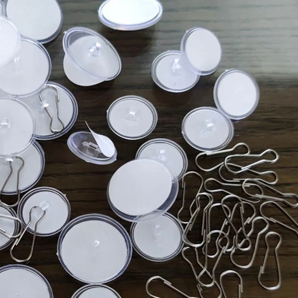 20 Pcs Heavy Duty Stainless Steel Suction Hooks Strong Adhesive Ceiling Hanger No Drill Transparent Wall Mount Plant Hook
20 Pcs Heavy Duty Stainless Steel Suction Hooks Strong Adhesive Ceiling Hanger No Drill Transparent Wall Mount Plant Hook