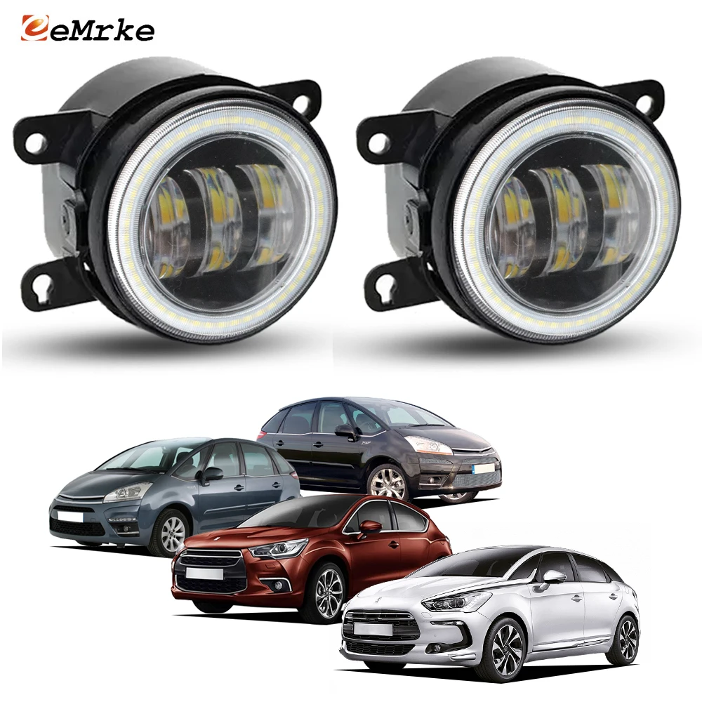 Led Car Fog Lights PTF Clear Lens 40W for Citroen C-Crosser C4 Picasso DS4 DS5 Angel Eyes DRL Rings Fog Driving Lamp Upgrade
Led Car Fog Lights PTF Clear Lens 40W for Citroen C-Crosser C4 Picasso DS4 DS5 Angel Eyes DRL Rings Fog Driving Lamp Upgrade