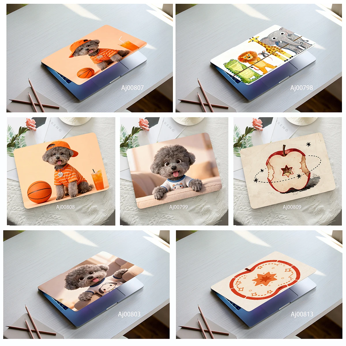 2pcs Cute Puppy & Animal Laptop Skin Sticker, Waterproof Anti-scratch Vinyl Decal, Removable Protective Cover for MacBook HP
2pcs Cute Puppy & Animal Laptop Skin Sticker, Waterproof Anti-scratch Vinyl Decal, Removable Protective Cover for MacBook HP