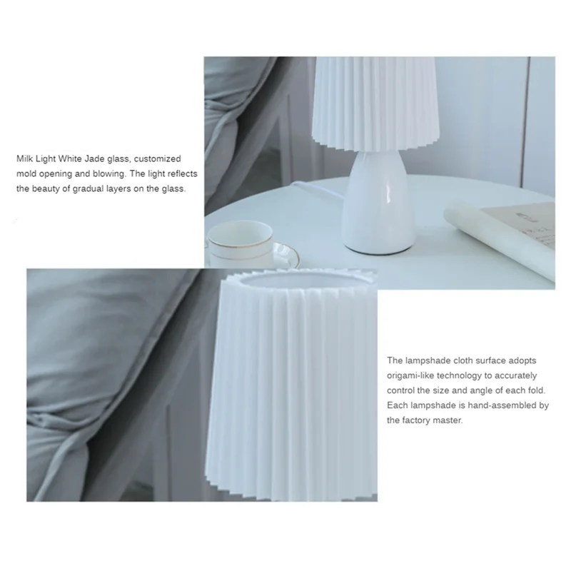 A07F-USB Retro Pleated Beside Lamp Table Cute Desk Lamp For Bedroom Stepless Dimming Bed Lamp Deco LED Light
A07F-USB Retro Pleated Beside Lamp Table Cute Desk Lamp For Bedroom Stepless Dimming Bed Lamp Deco LED Light