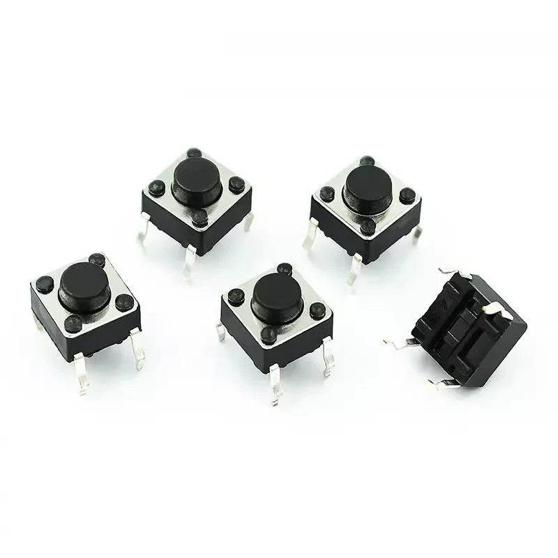 100~10000Pcs 6*6*4.3MM/6*6*5MM Light Touch Button Micro Switch Light Touch Switch
100~10000Pcs 6*6*4.3MM/6*6*5MM Light Touch Button Micro Switch Light Touch Switch