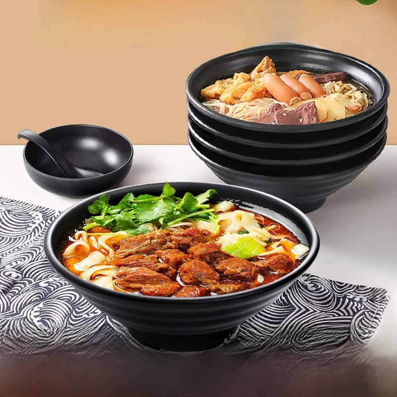 Bla Commercial Melne Plastic Soup Bowls for Restaurant Udon Noodle Soup Bowls Spicy Hot Pot Bowls Chinese Sle Bowl
Bla Commercial Melne Plastic Soup Bowls for Restaurant Udon Noodle Soup Bowls Spicy Hot Pot Bowls Chinese Sle Bowl