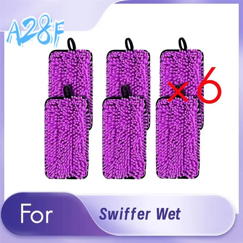 A28F-6 Pack Многоразовая швабра для Swiffer Wet, салфетки для сухой и влажной уборки для всех типов пола
A28F-6 Pack Многоразовая швабра для Swiffer Wet, салфетки для сухой и влажной уборки для всех типов пола