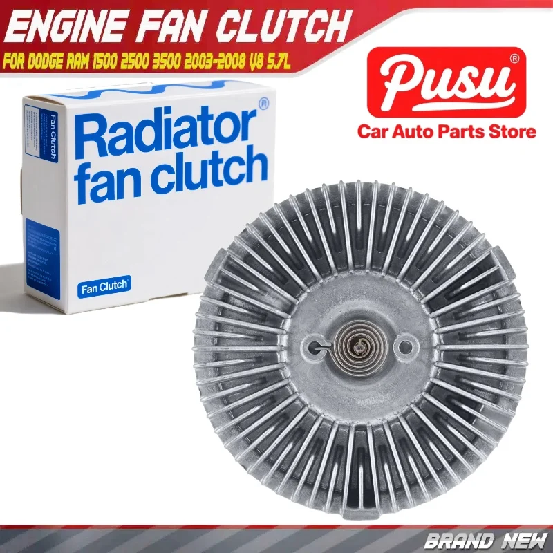 PUSU Cooling Fan Clutch for Dodge Ram 1500 Ram 2500 Ram 3500 2003-2008 V8 5.7L 19190175, 2900, 46019, 45910, 11146019, 15-40334
PUSU Cooling Fan Clutch for Dodge Ram 1500 Ram 2500 Ram 3500 2003-2008 V8 5.7L 19190175, 2900, 46019, 45910, 11146019, 15-40334
