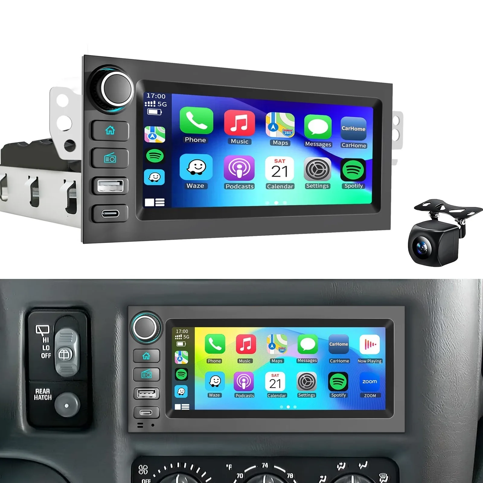 For GMC Chevy Tahoe Yukon Suburban 1995-2002 Apple Carplay Car Stereo Radio GPS
For GMC Chevy Tahoe Yukon Suburban 1995-2002 Apple Carplay Car Stereo Radio GPS