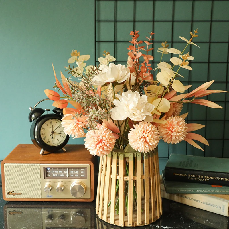 1pcs Artificial Dandelion Bouquet Simulation Flower Home Tabletop Decoration Wedding Bouquet Living Room Vase Layout Decoration
1pcs Artificial Dandelion Bouquet Simulation Flower Home Tabletop Decoration Wedding Bouquet Living Room Vase Layout Decoration