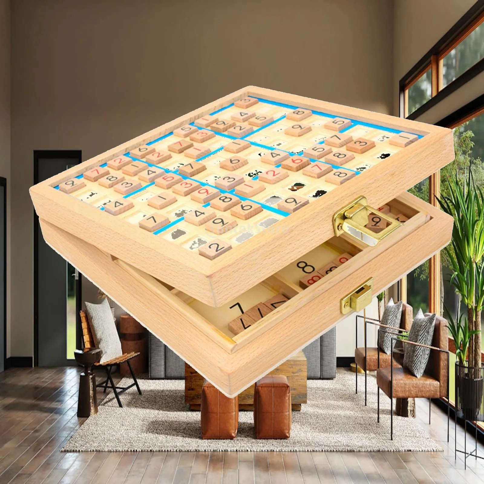 Wooden Sudoku Game Board Wooden Sudoku Puzzle Set 3 in 1 Challenge Your Mind Early Learning Toy for Boy Girl Children Adults
Wooden Sudoku Game Board Wooden Sudoku Puzzle Set 3 in 1 Challenge Your Mind Early Learning Toy for Boy Girl Children Adults