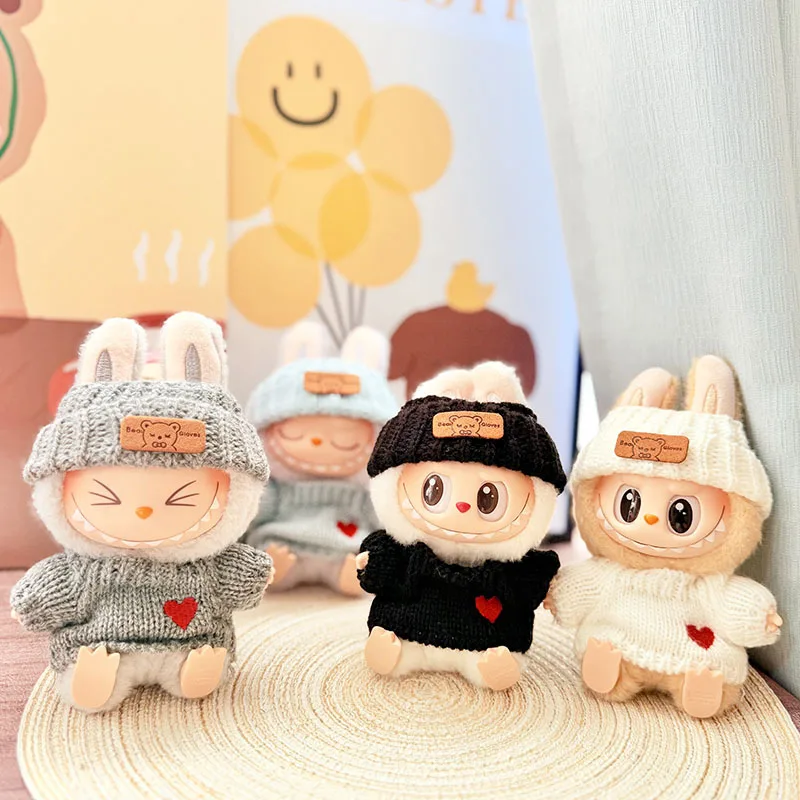For 15-17cm Labubu Doll Accessories Outfit Clothes Bear Label Hat Love Sweater Set Cute Decoration Little Clothes Toy Collectors
For 15-17cm Labubu Doll Accessories Outfit Clothes Bear Label Hat Love Sweater Set Cute Decoration Little Clothes Toy Collectors