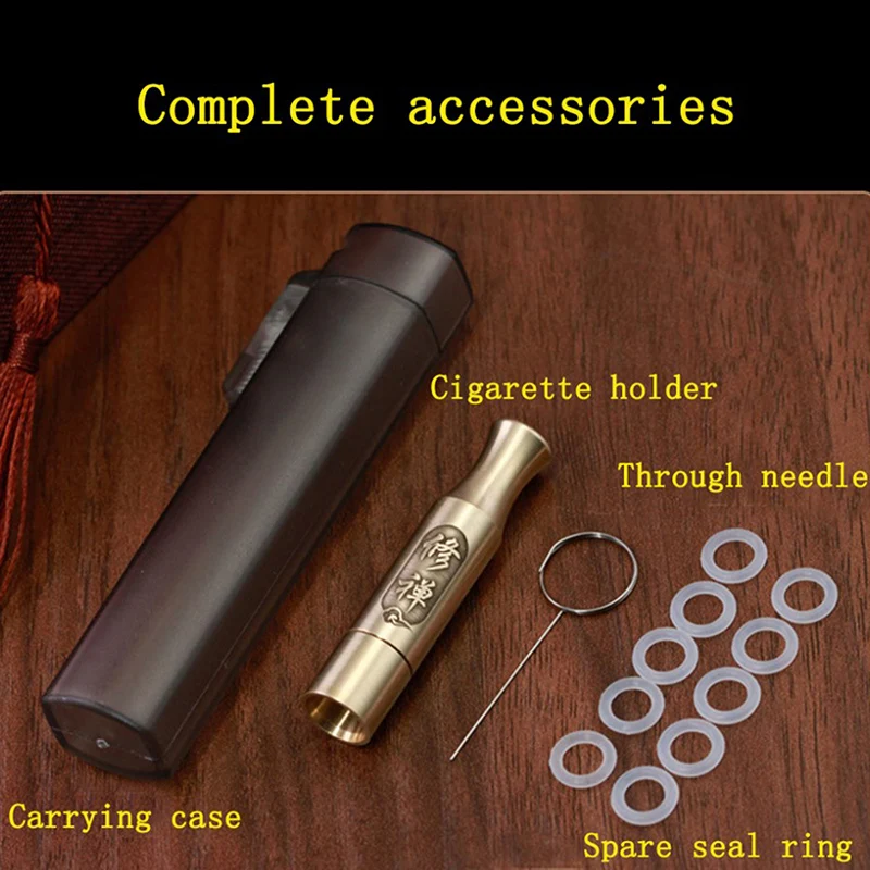 Metal Brass Cigarette Recirculating Filter Mouthpiece for 7.6mm 5.2mm Cigarette Pipe Holder
Metal Brass Cigarette Recirculating Filter Mouthpiece for 7.6mm 5.2mm Cigarette Pipe Holder