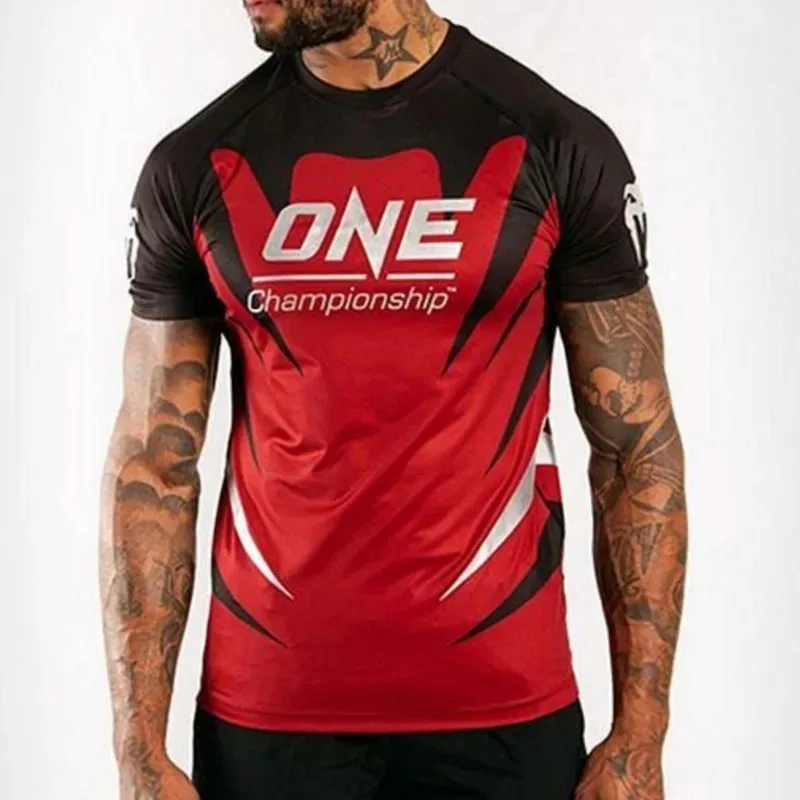 Summer Men's 3D Print Fightwear ONE Championship Fight Team Uniform Fans Breathable O Neck Short Sleeve Man Kids Casual T-shirt
Summer Men's 3D Print Fightwear ONE Championship Fight Team Uniform Fans Breathable O Neck Short Sleeve Man Kids Casual T-shirt