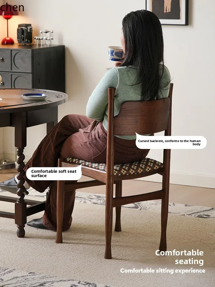 W5.19 Chair Home High-End Backrest Dining Chair New Soft Cushion Restaurant Table Chair
W5.19 Chair Home High-End Backrest Dining Chair New Soft Cushion Restaurant Table Chair