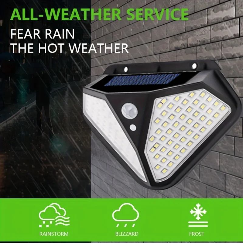 1PC Solar Wall Lamp, 102 LED on Both Sides, Motion Sensor Outdoor Wall Lamp for Courtyard, Garden and Villa
1PC Solar Wall Lamp, 102 LED on Both Sides, Motion Sensor Outdoor Wall Lamp for Courtyard, Garden and Villa